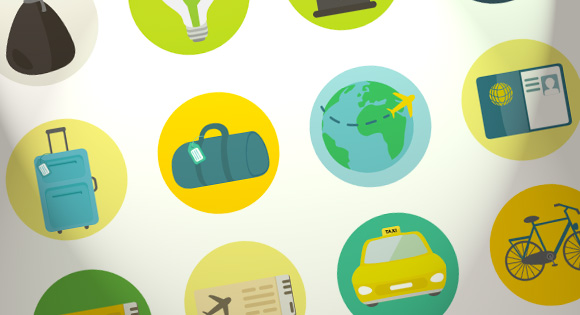 Travel and Ecology Icon Set